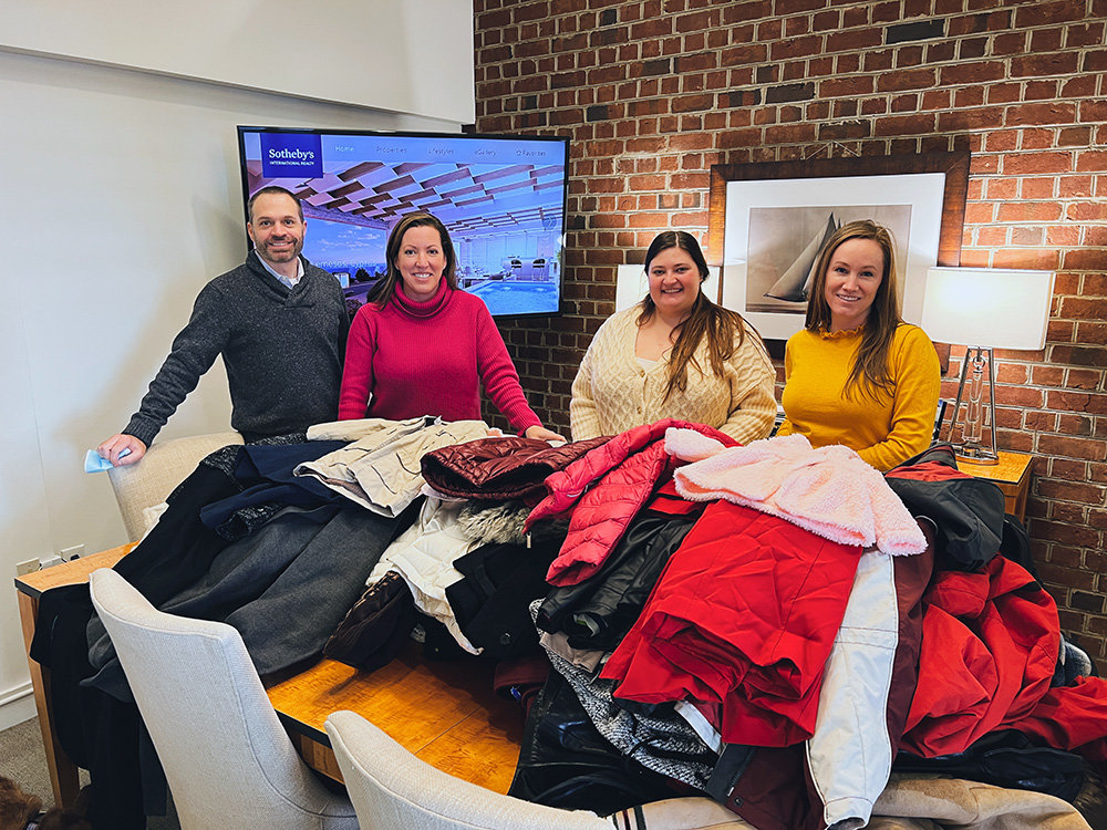Stahley Thompson Homes partnered with local businesses to collect more than 100 coats this winter.