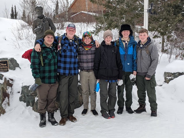 Troop 382 was the first of the year to earn the Zero Hero Award, which is awarded to those who camp in temperatures below zero degrees Fahrenheit (minus 1 or colder). This particular crew camped in a frigid 27.3 degrees below zero.