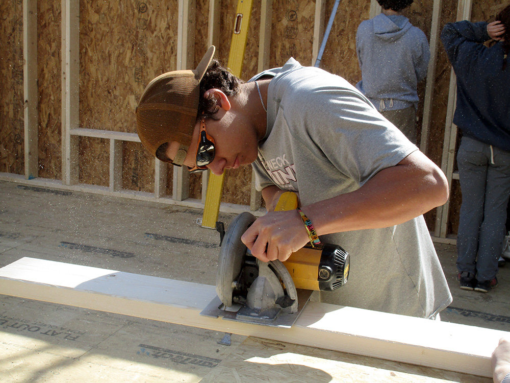 During spring break, Broadneck’s Habitat for Humanity Club often volunteers at sites across the country.