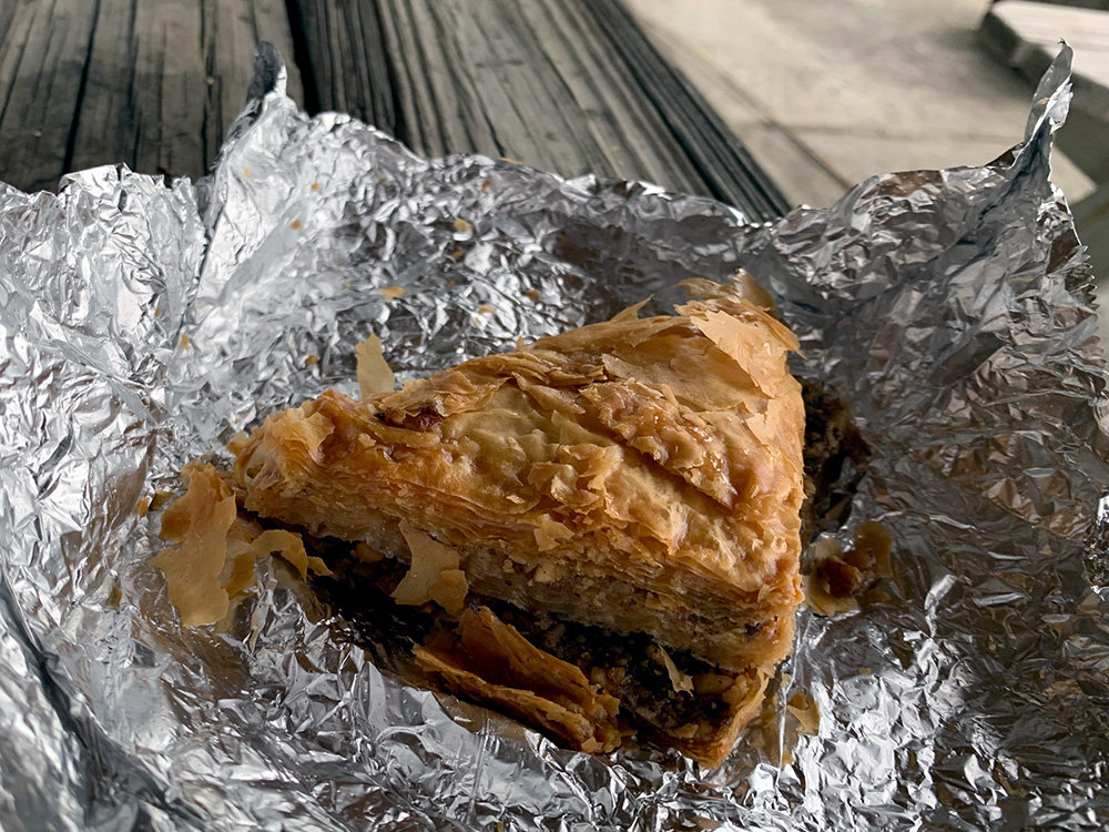 Warm with a tender, flaky dough with savory-sweet filling, the baklava was a big hit.