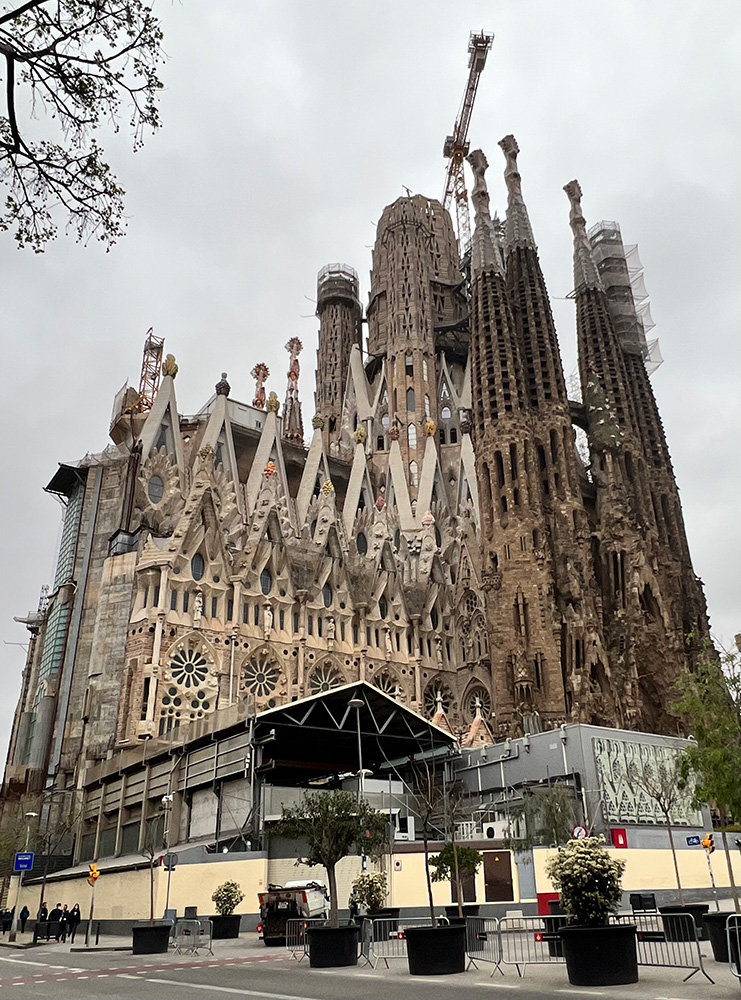 A memorable part of the trip was visiting the 500-foot La Sagrada Familia cathedral, which dates back to 1882.