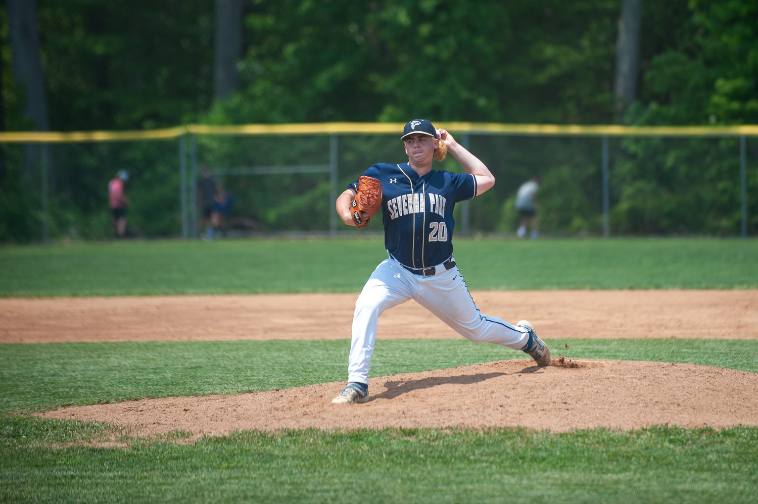 Nathan Murphy closed the game with four scoreless innings for Severna Park.
