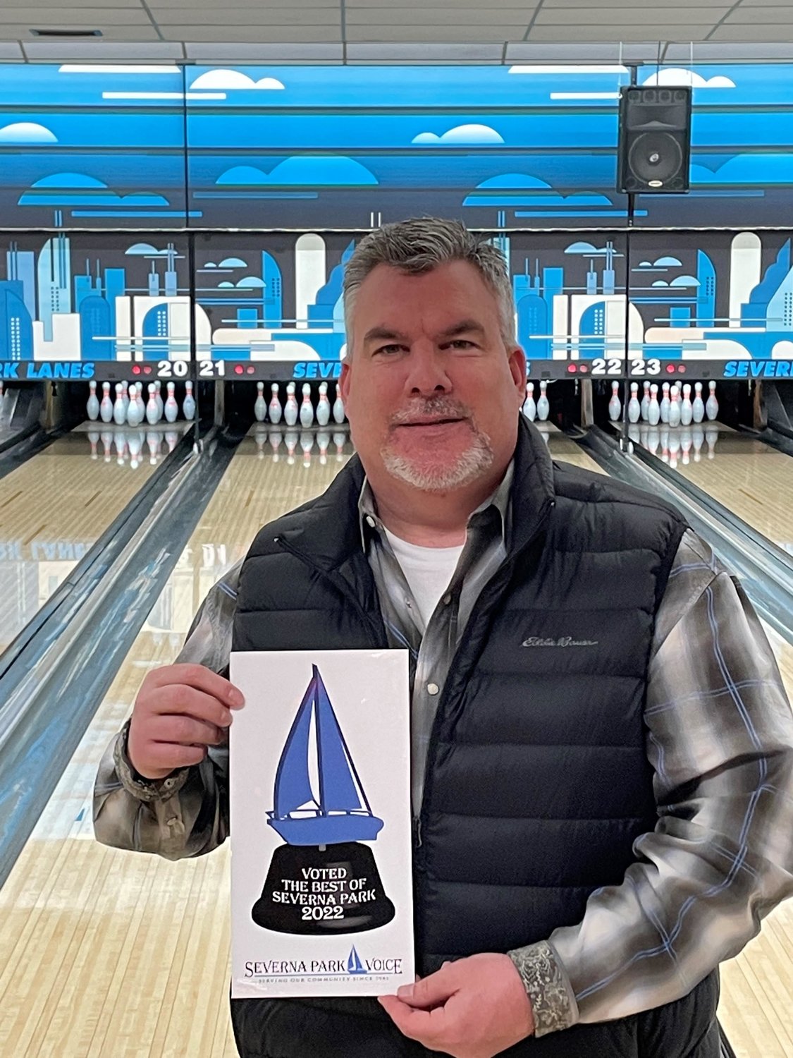 Mike Hall and Severna Park Lanes received Best Place for Family Entertainment for the ninth straight year.