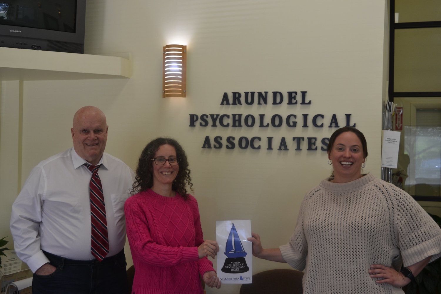Arundel Psychological Associates won Best Mental Health Care.