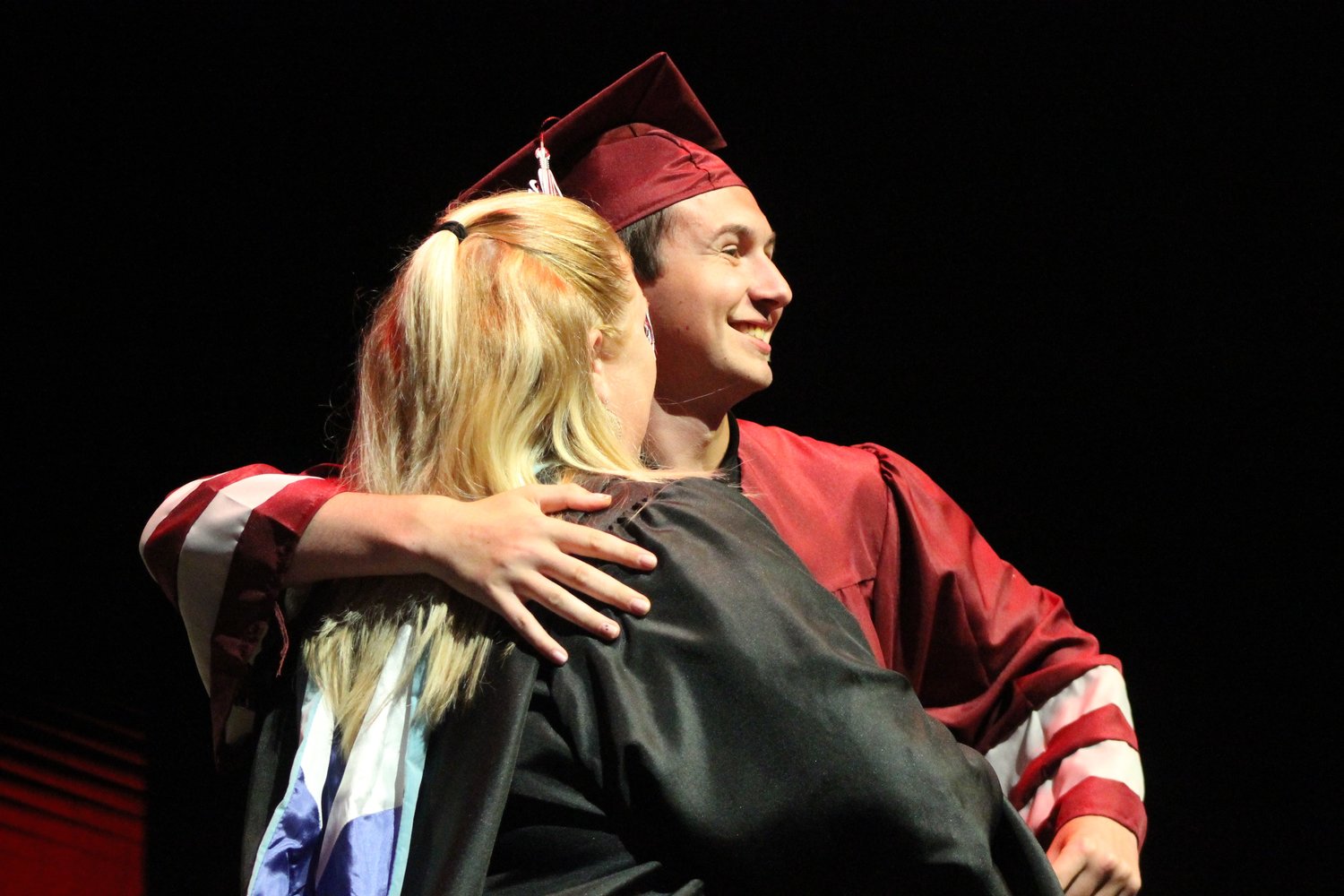 Zachary Zimmerman was thrilled to walk across the stage and celebrate his accomplishment.