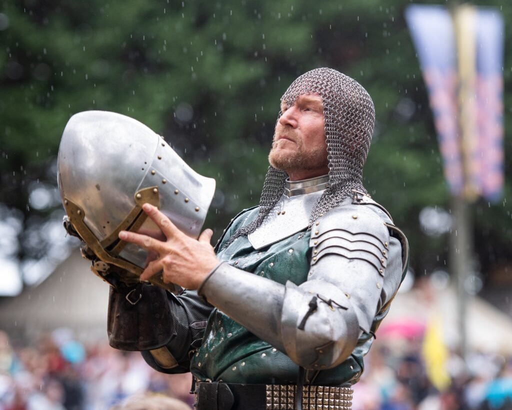 The Maryland Renaissance Festival features jousting knights, kings, jesters and other colorful characters.