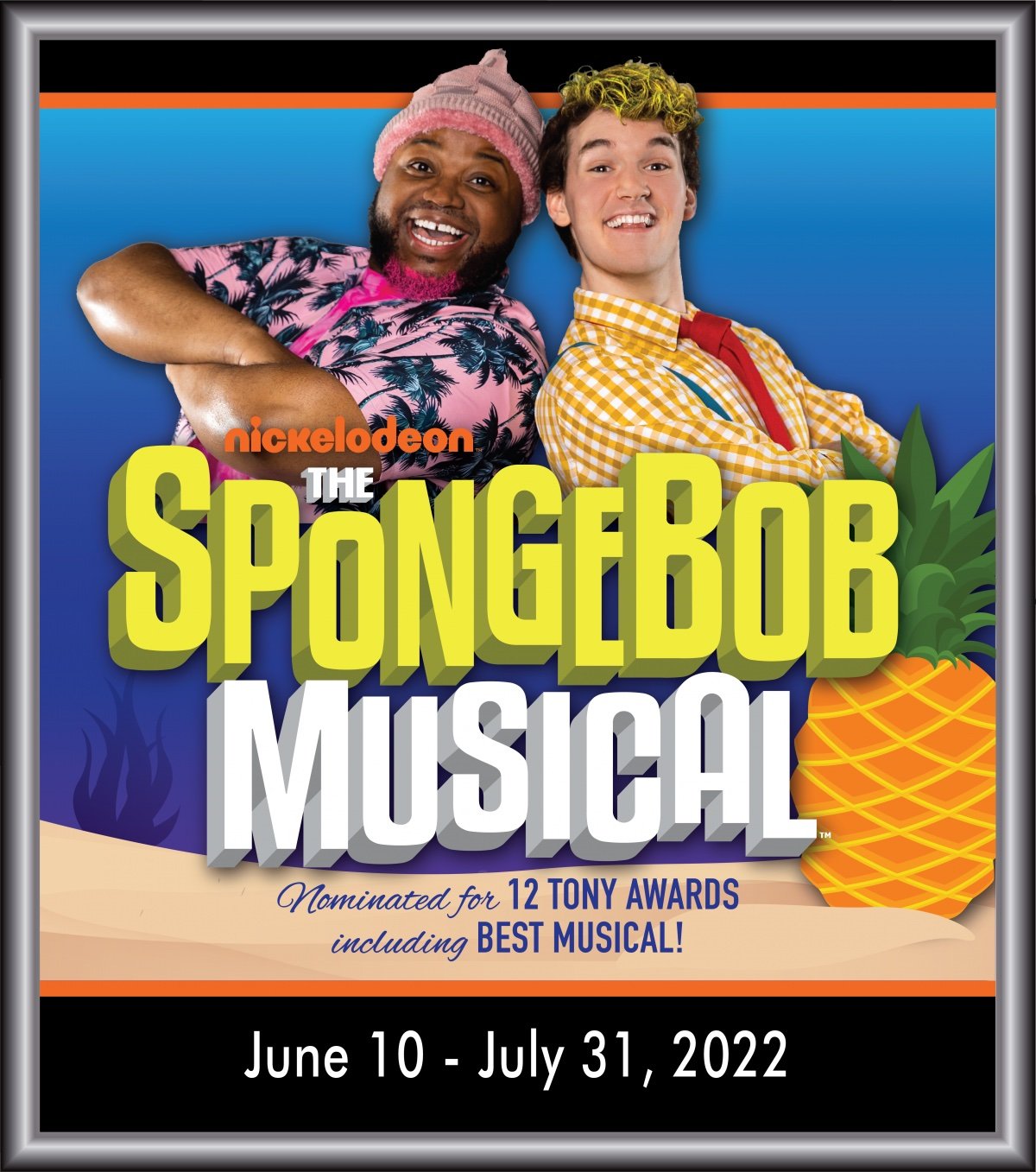Toby’s Ballet Theatre will be transformed into the undersea town of Bikini Bottom during “Spongebob The Musical” from July 10-31.