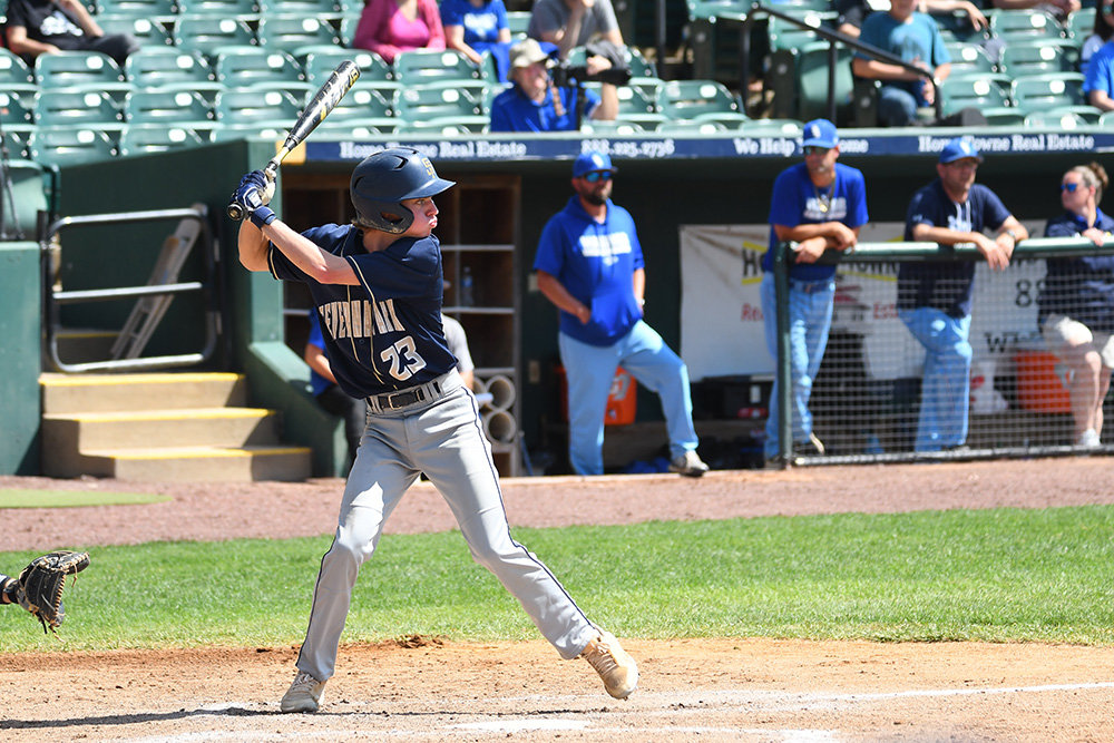 Jimmy Miller batted seventh in the lineup for the Falcons this season.