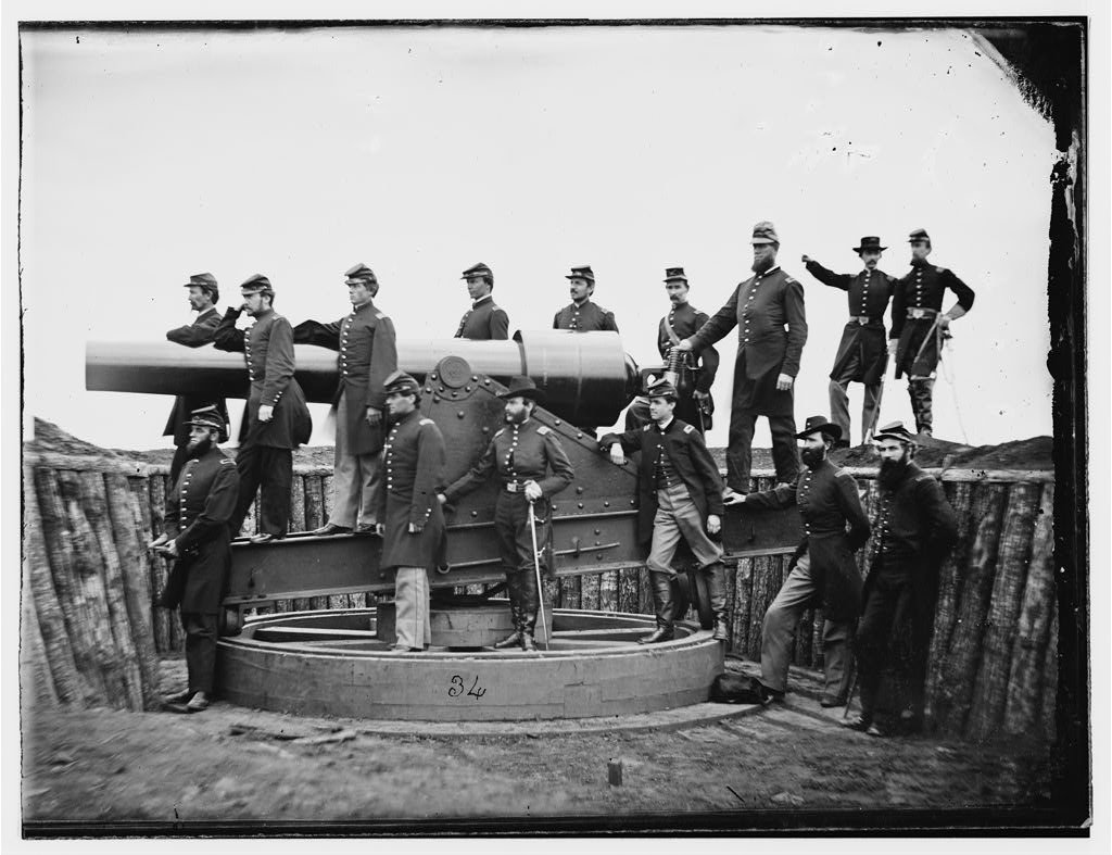 Officers of Third Regiment of the Massachusetts Heavy Artillery are pictured.