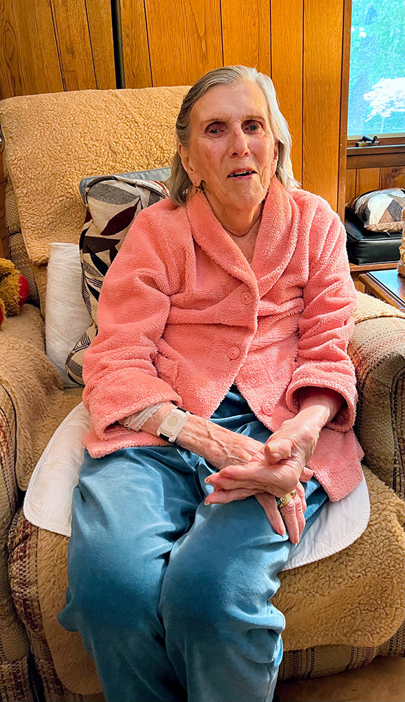 An Arnold resident since 1967, Sally Dusinberre Laing will celebrate her 100th birthday on June 24.