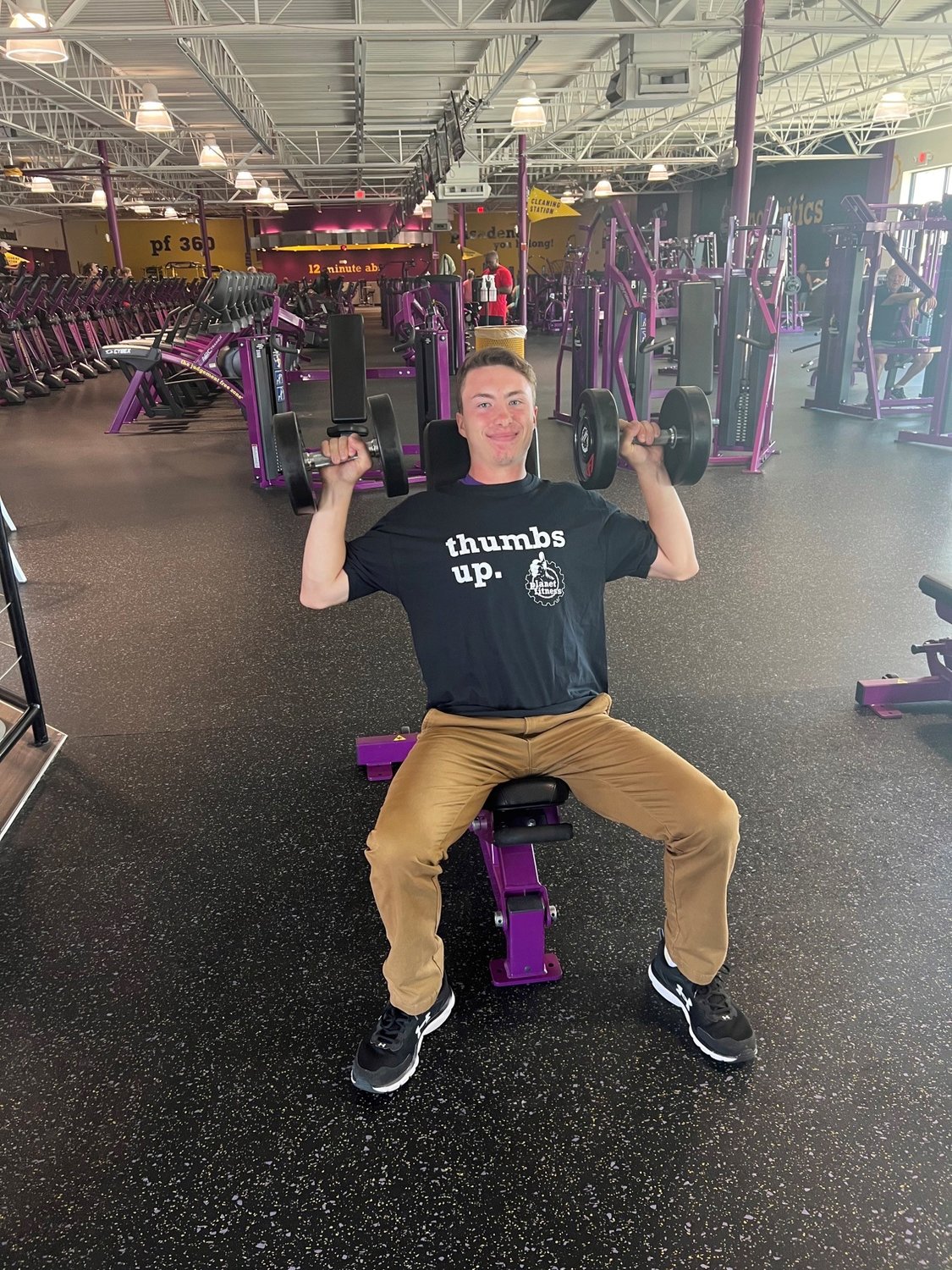 Baseball player Tristan Wortz has always been interested in fitness, but the High School Summer Pass allows him to exercise consistently.