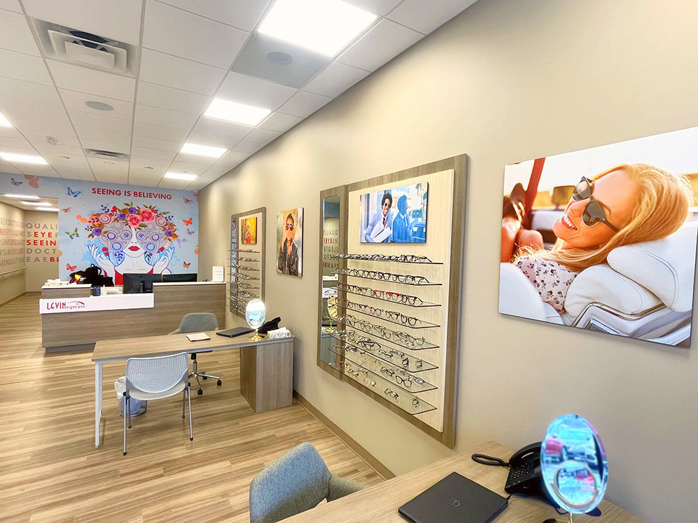 At Levin Eyecare in Severna Park, patients can get eye exams, learn about contact lens options, shop for eyeglasses and sunglasses, and more.