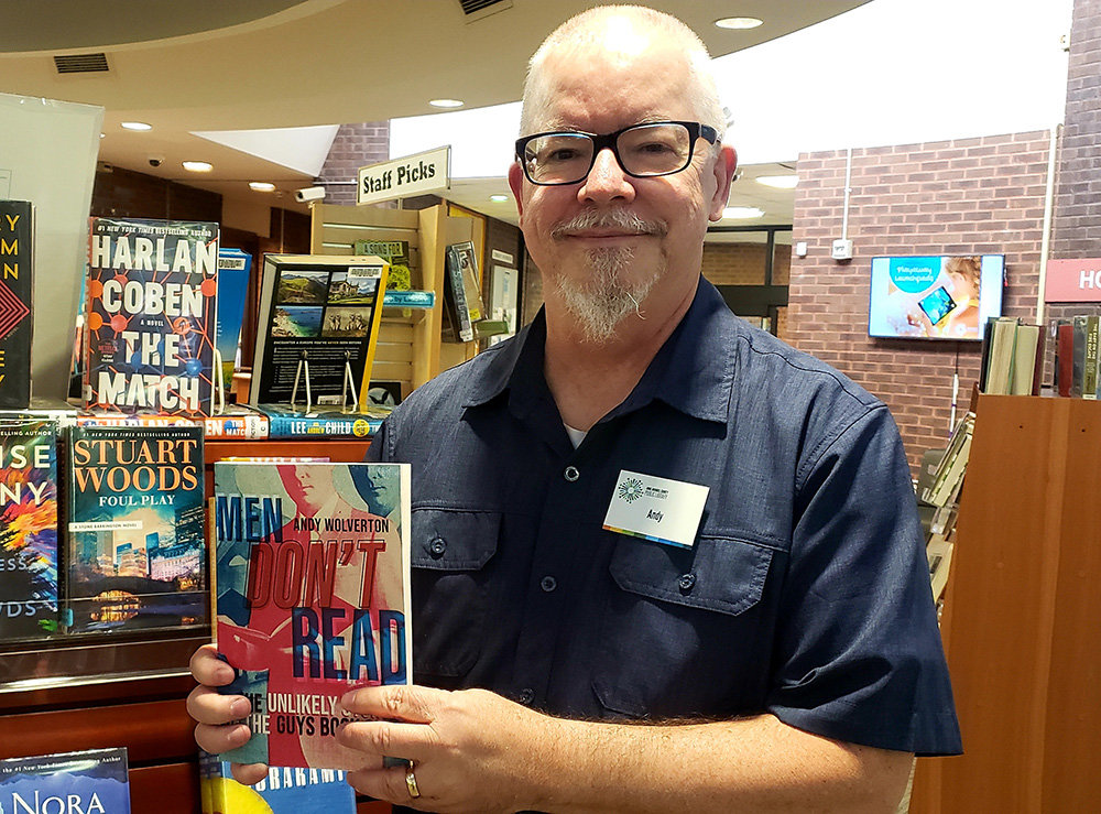 Severna Park librarian Andy Wolverton published a book that offers tips on starting a book club for guys.