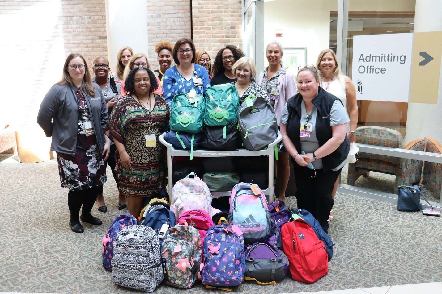 UM BWMC Care Management team members donated 48 backpacks to the Department of Social Services' annual backpack program.
UM BWMC team members donated over 1,100 school supplies to the Anne Arundel County Police Department's Stuff A Cruiser event for students at Anne Arundel County Public Schools.