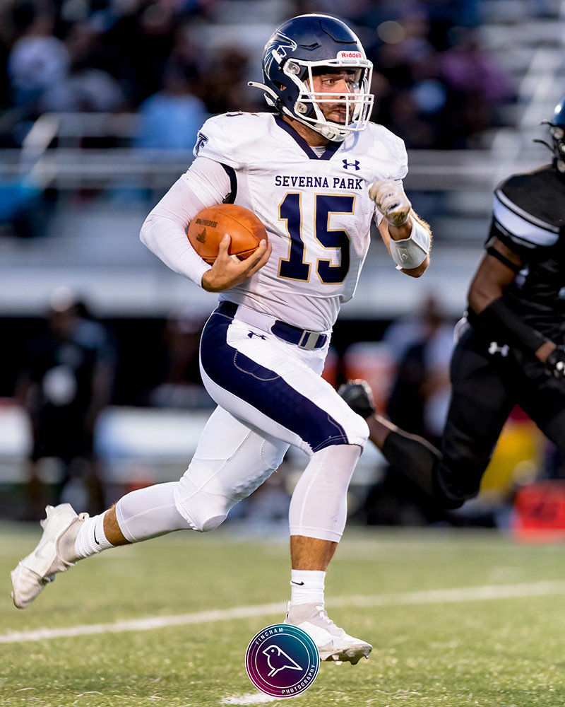 The Severna Park offense will be led by quarterback Seamus Patenaude, who is a three-year starter.