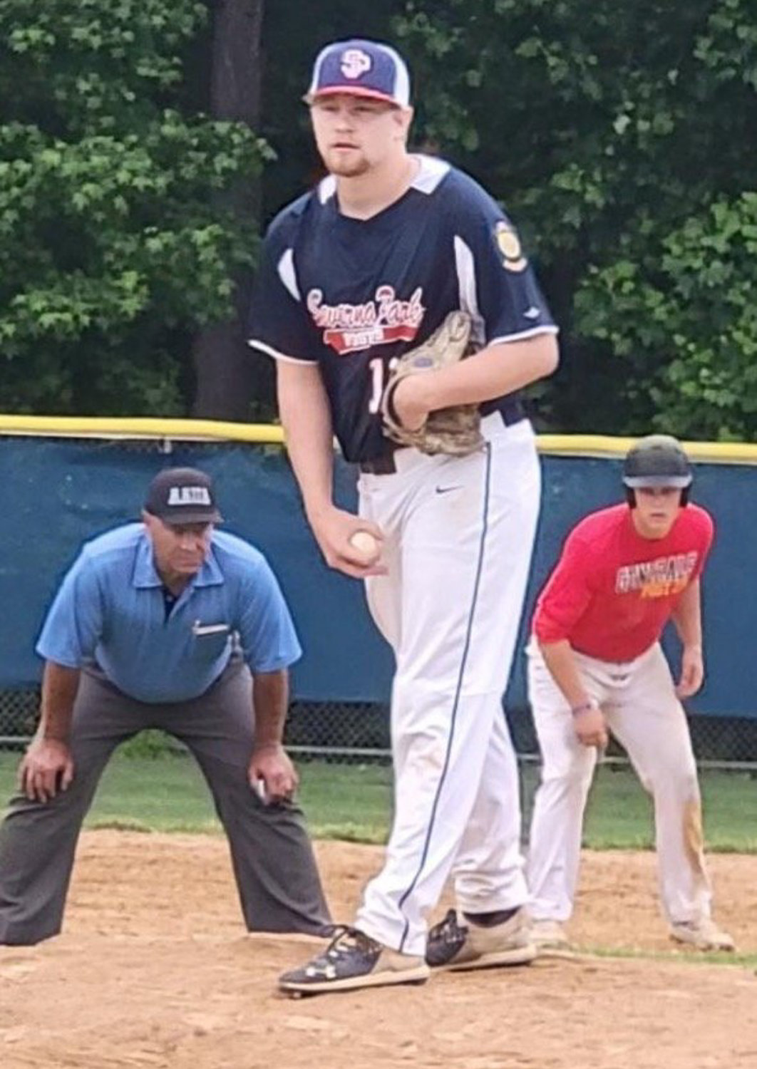 Christian Murphy pitched for the American Legion Post 175 senior baseball team this summer.