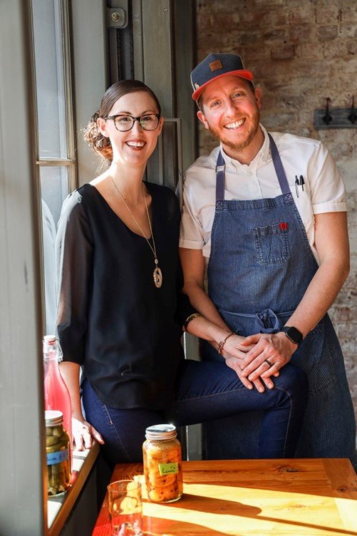 Husband-and-wife team Michelle and Jeremy Hoffman are the visionaries behind Garten.