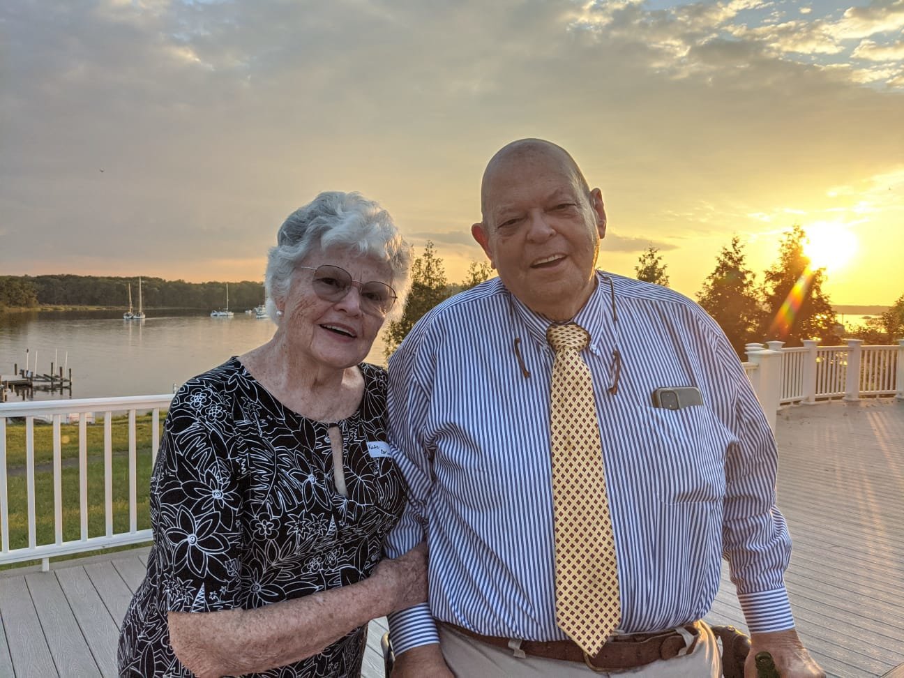 Andy and Katie Borland have been married for about 60 years.