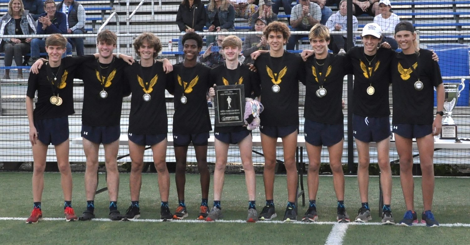 The Severna Park High School boys cross country team won their 11th consecutive county championship at South River High School in Edgewater on October 26.