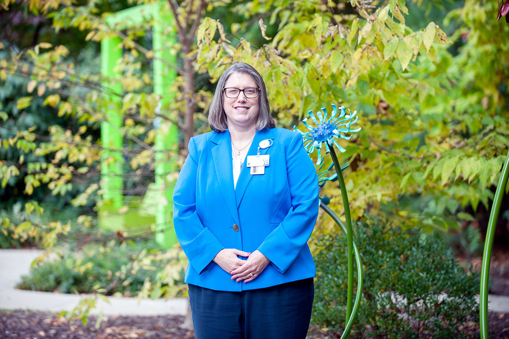 Becky Miller, chief clinical officer for Hospice of the Chesapeake, enjoys working with her team to provide hope for people battling illness or loss.