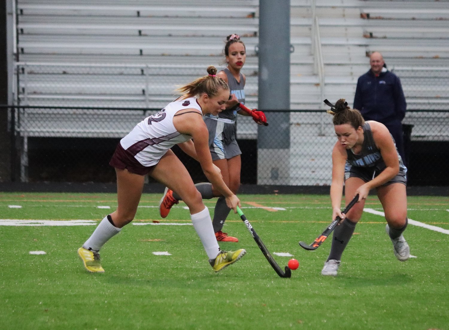 Chloe Page had two assists in the Broadneck win.