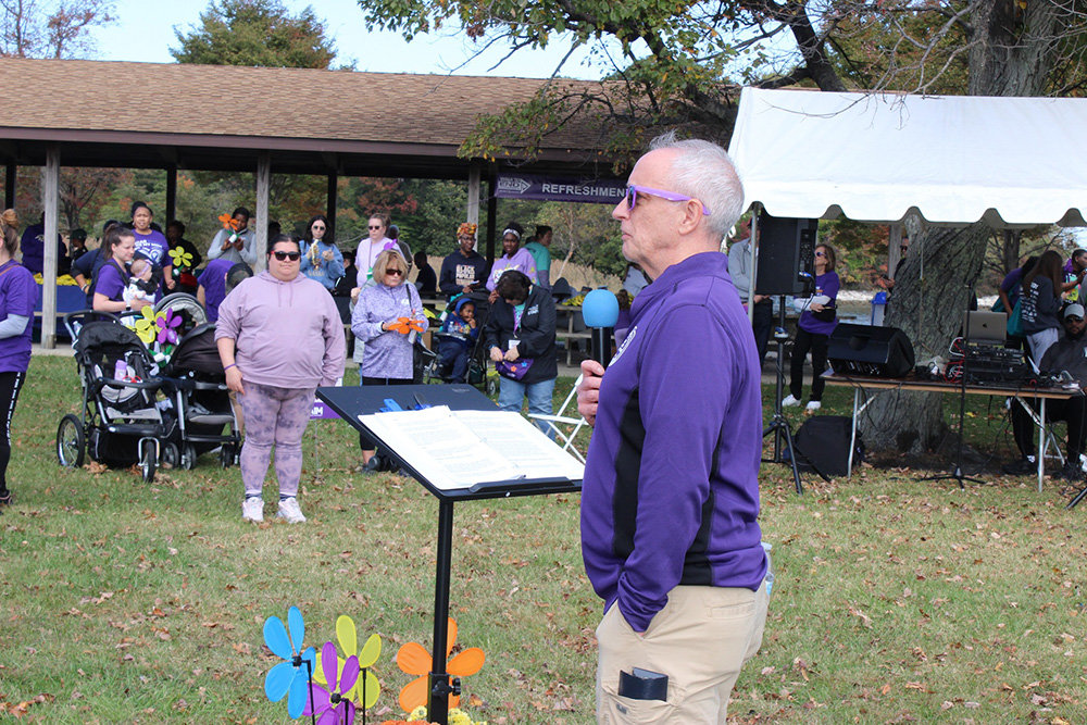 Ed Herold Jr. was the top individual fundraiser for the Anne Arundel Walk to End Alzheimer’s for 2022, raising $11,410.