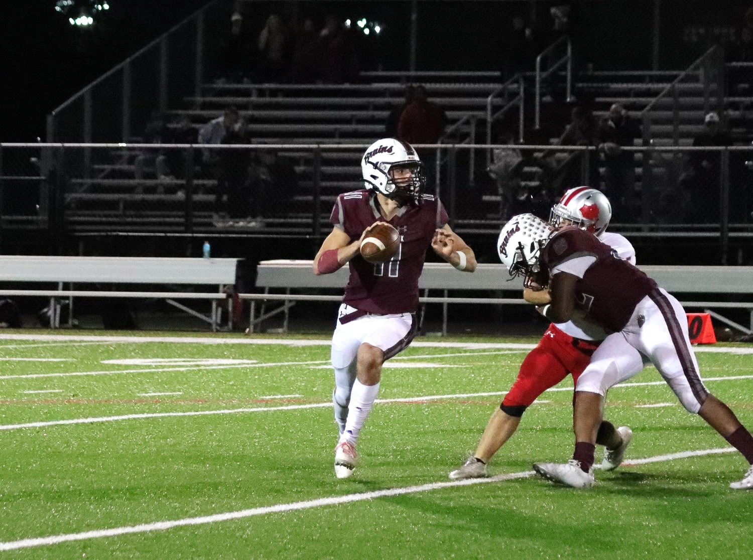 Cam Catterton looked to pass.