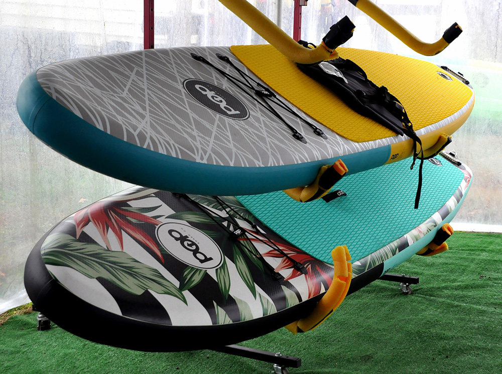 Besides bikes, Bulldog also features kayaks, stand-up paddleboards, and accessories to keep you and your equipment ready to go.