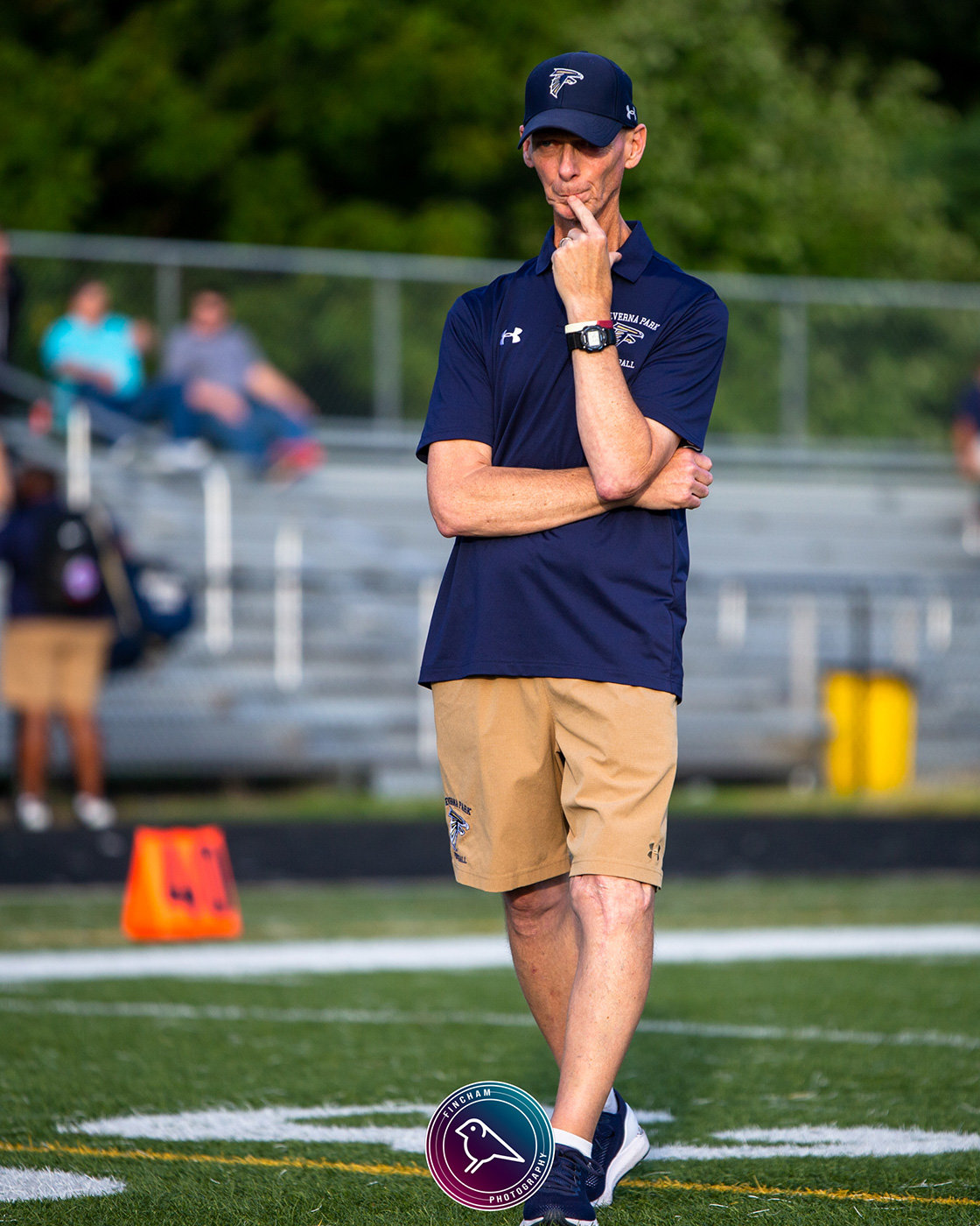 Mike Wright spent four seasons as the head coach of the Falcons varsity football team.