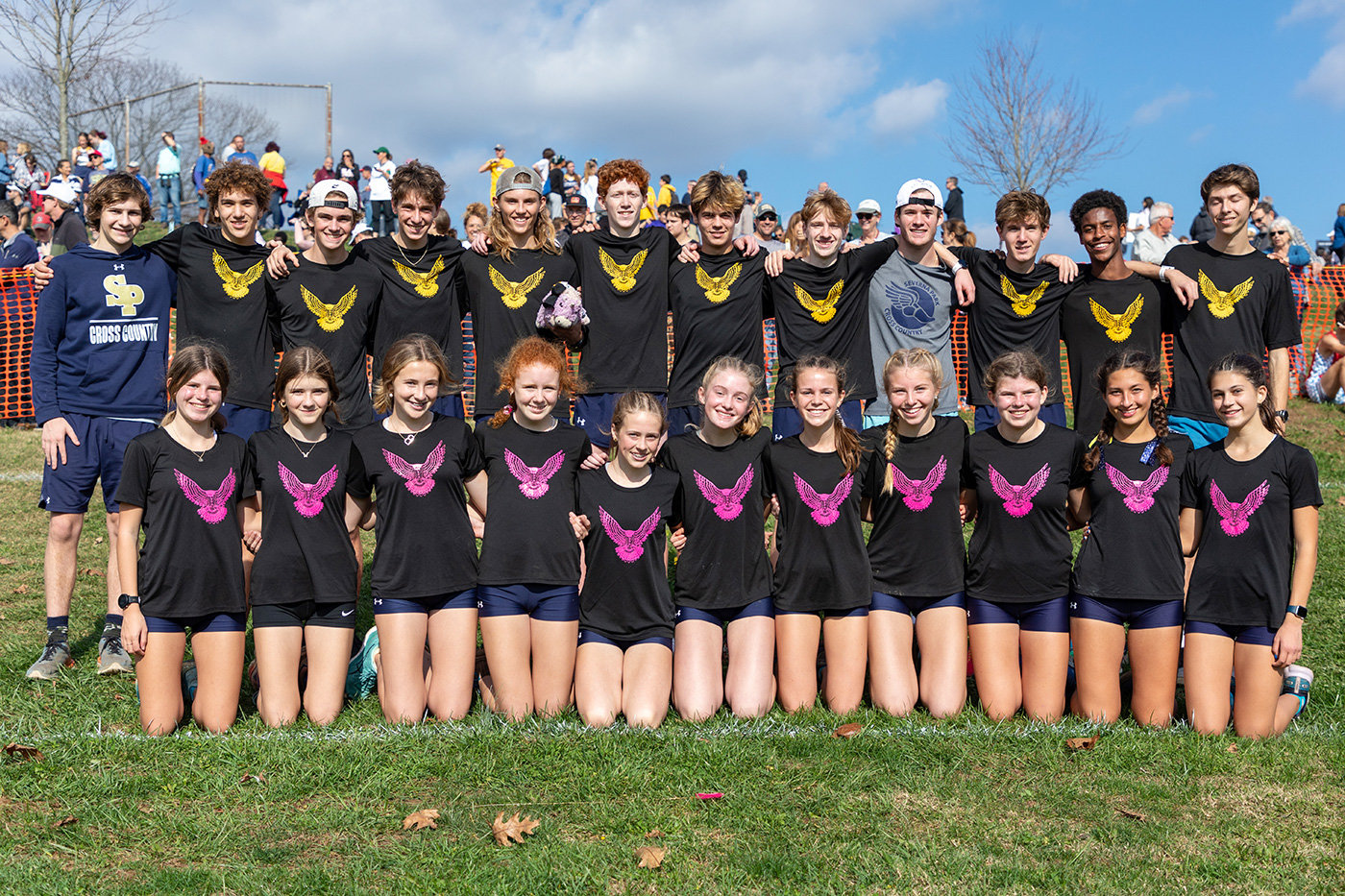 The Falcons swept states by winning championships on the boys and girls sides at Hereford High School on November 12.