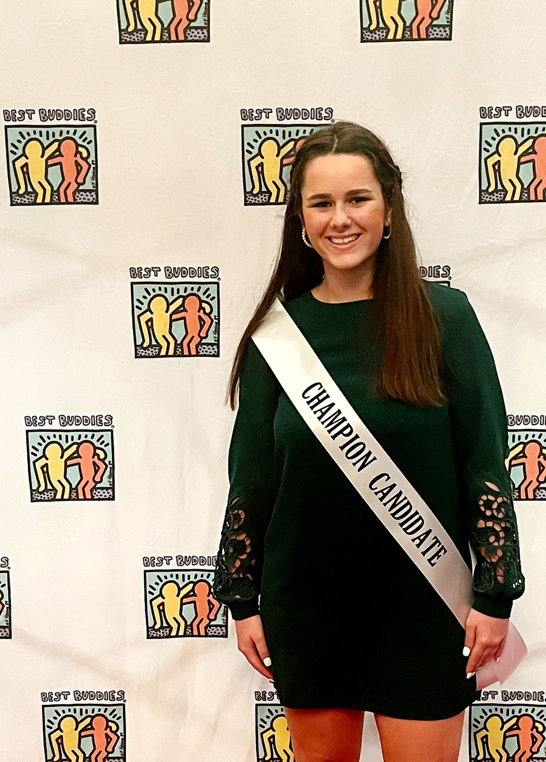 Severna Park High School sophomore Grace Curtin was named a Champion of the Year by the Best Buddies of Maryland program and recognized during a November ceremony in Hunt Valley.