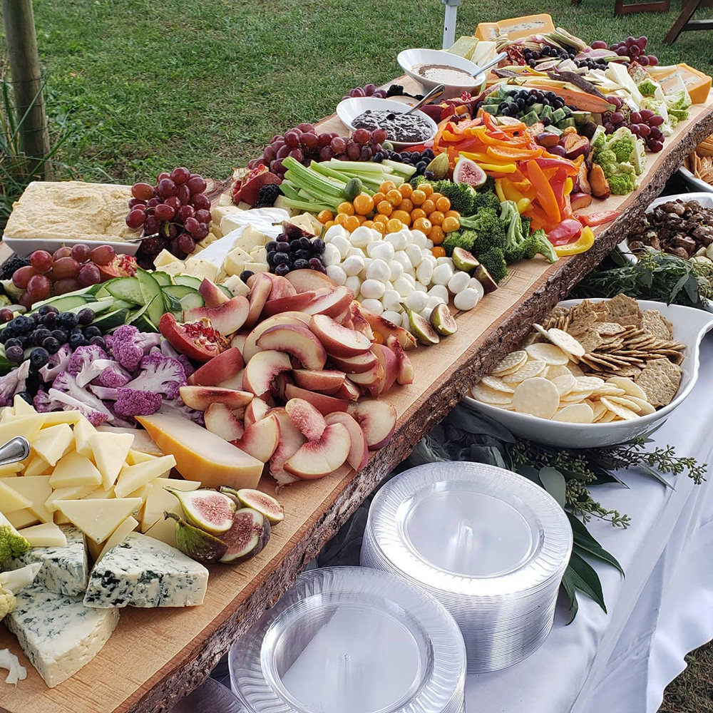Grazing boards are a perfect option for a unique dinner or other gathering.