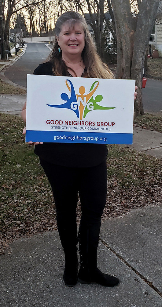 In the months leading up to the big day, Kathie Hamlett reaches out to neighborhood captains from previous years to confirm their participation, works to recruit new neighborhoods, shares pantry information and ensures everyone knows where to drop off their donation haul on Super Bowl Sunday.
