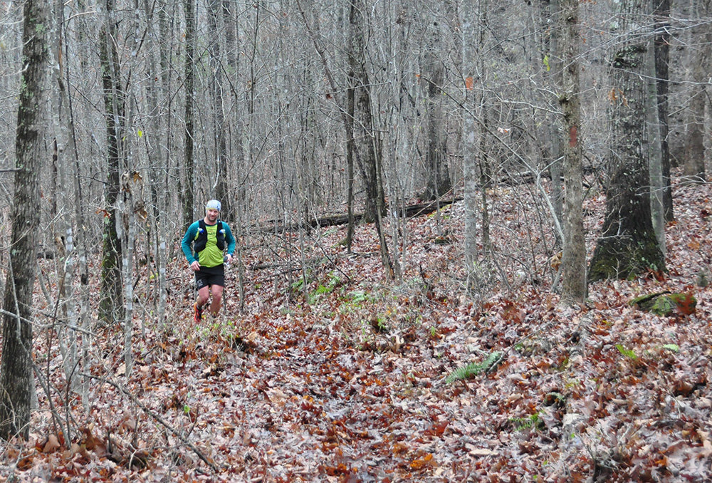 Justin Peake recently completed his 10th consecutive Hellgate 100K in Fincastle, Virginia.