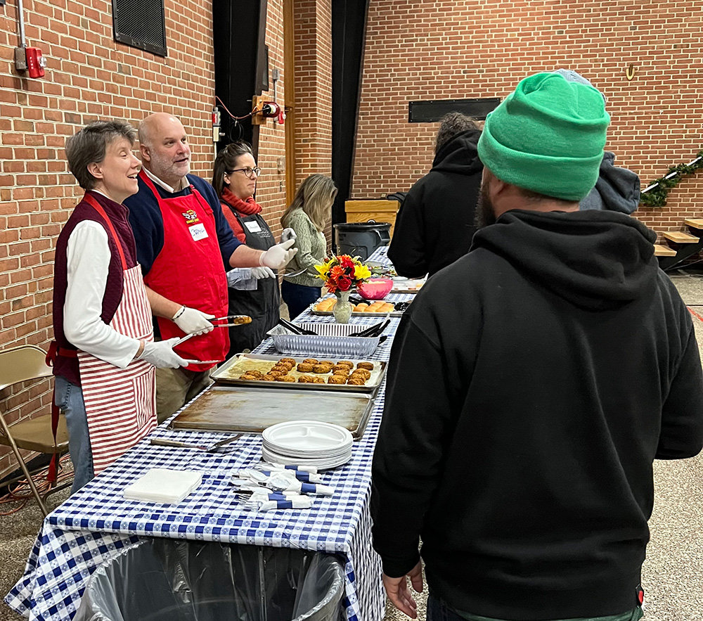 St. John the Evangelist Church in Severna Park served homeless guests a meal as part of the Winter Relief program spearheaded by Arundel House of Hope.
