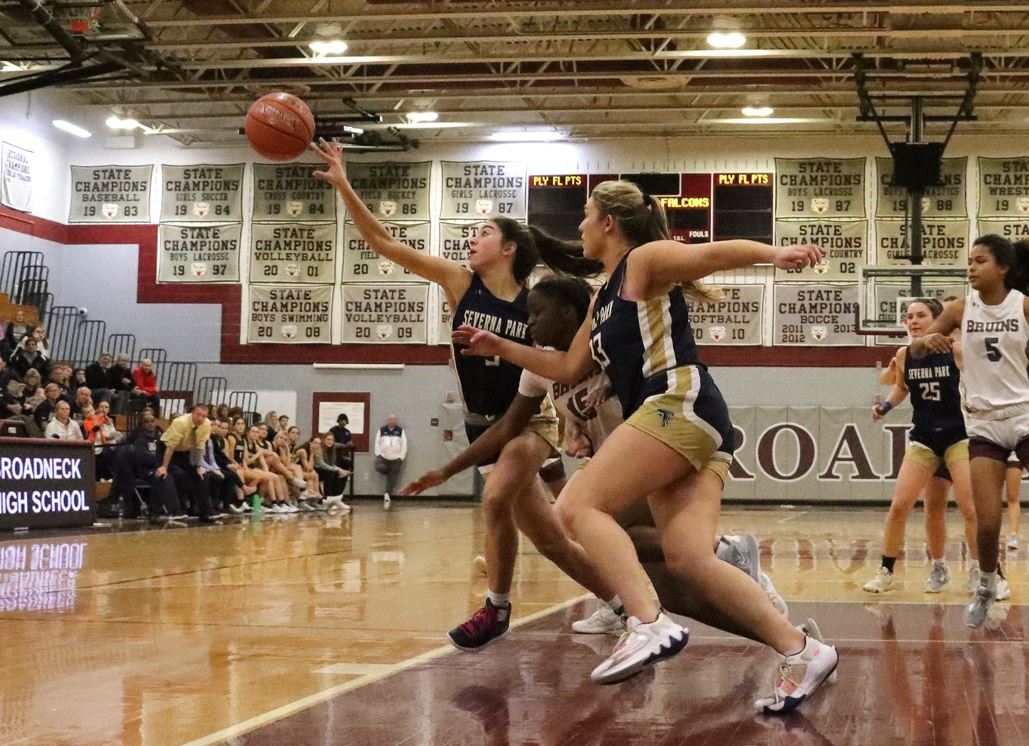 Severna Park thwarted Broadneck’s offense throughout the rivalry matchup.