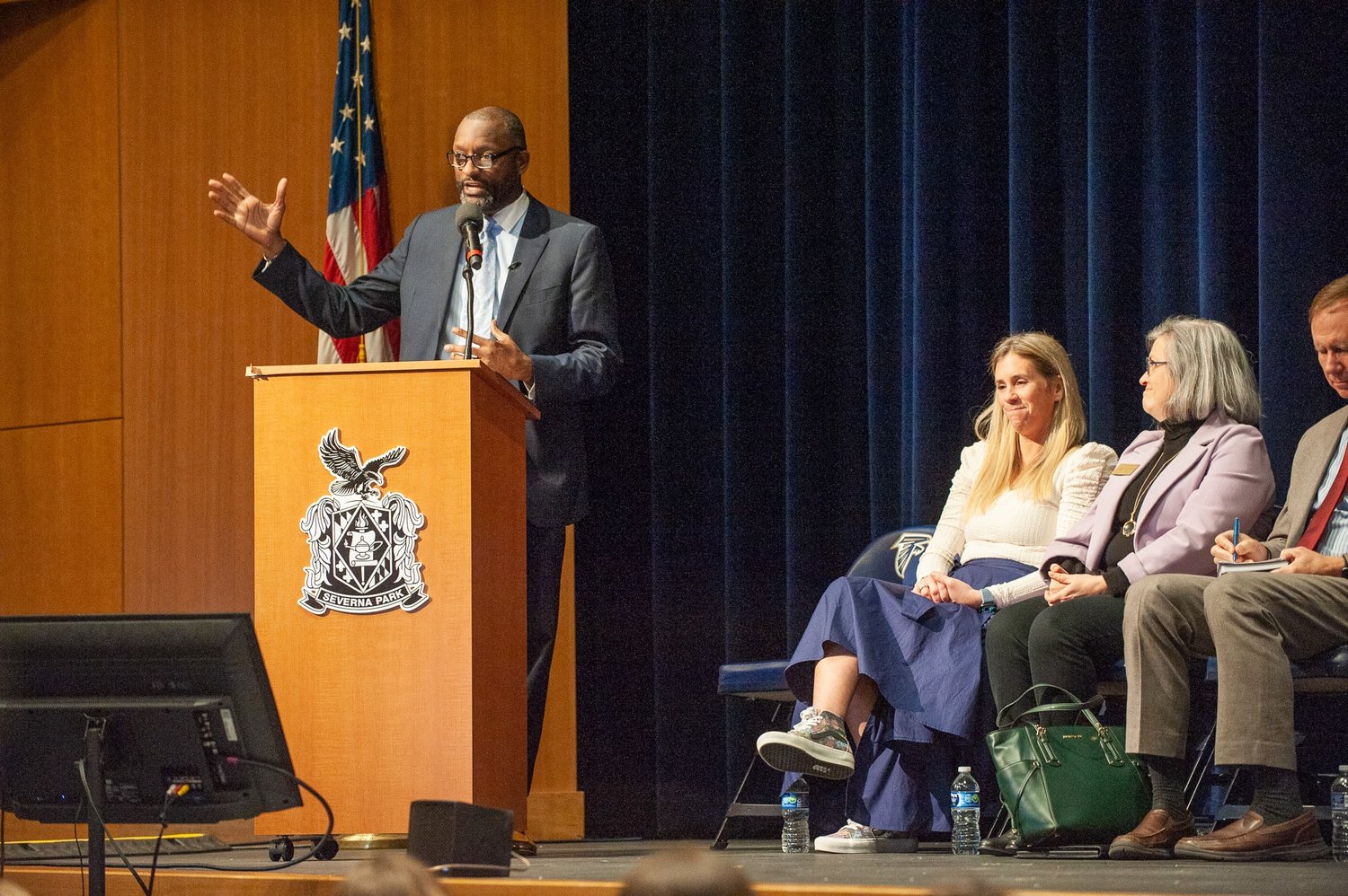 During a January event at SPHS, Superintendent Mark Bedell stressed acceptance, accessibility and sense of belonging.