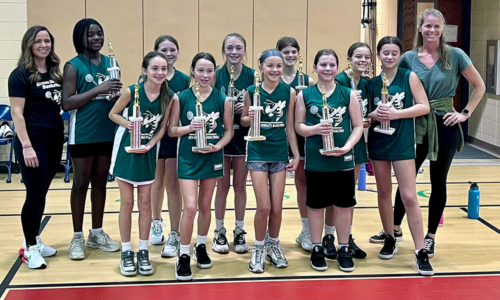 Representing Team Cliffe, these fifth- and sixth-grade girls won their championship, 13-7, vs. Team Jordan.