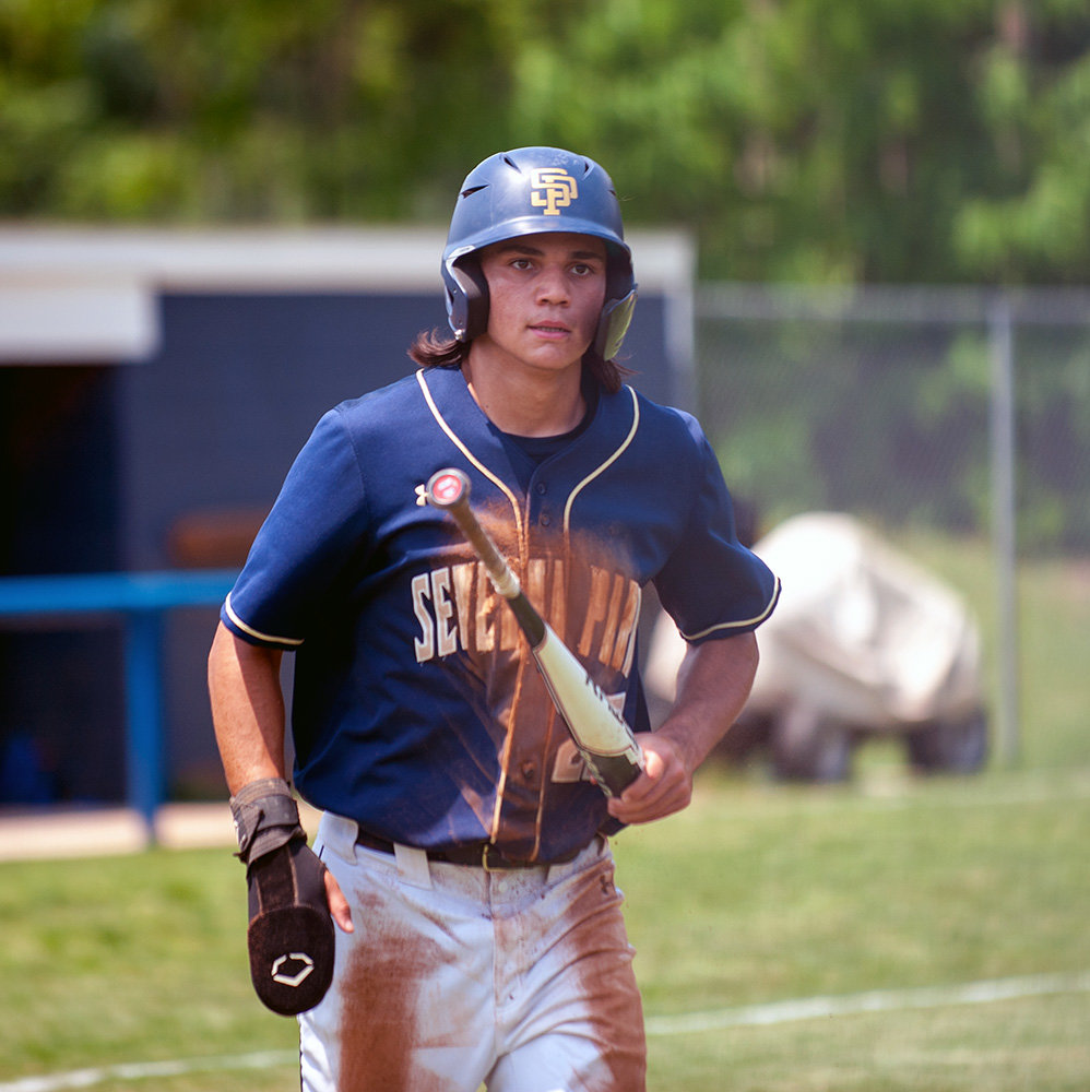 Angel Santiago-Cruz is one of the offensive leaders. He crushed two home runs in Severna Park’s first three games this season and followed that effort with multi-hit games against Mount Saint Joseph, Broadneck and Arundel.