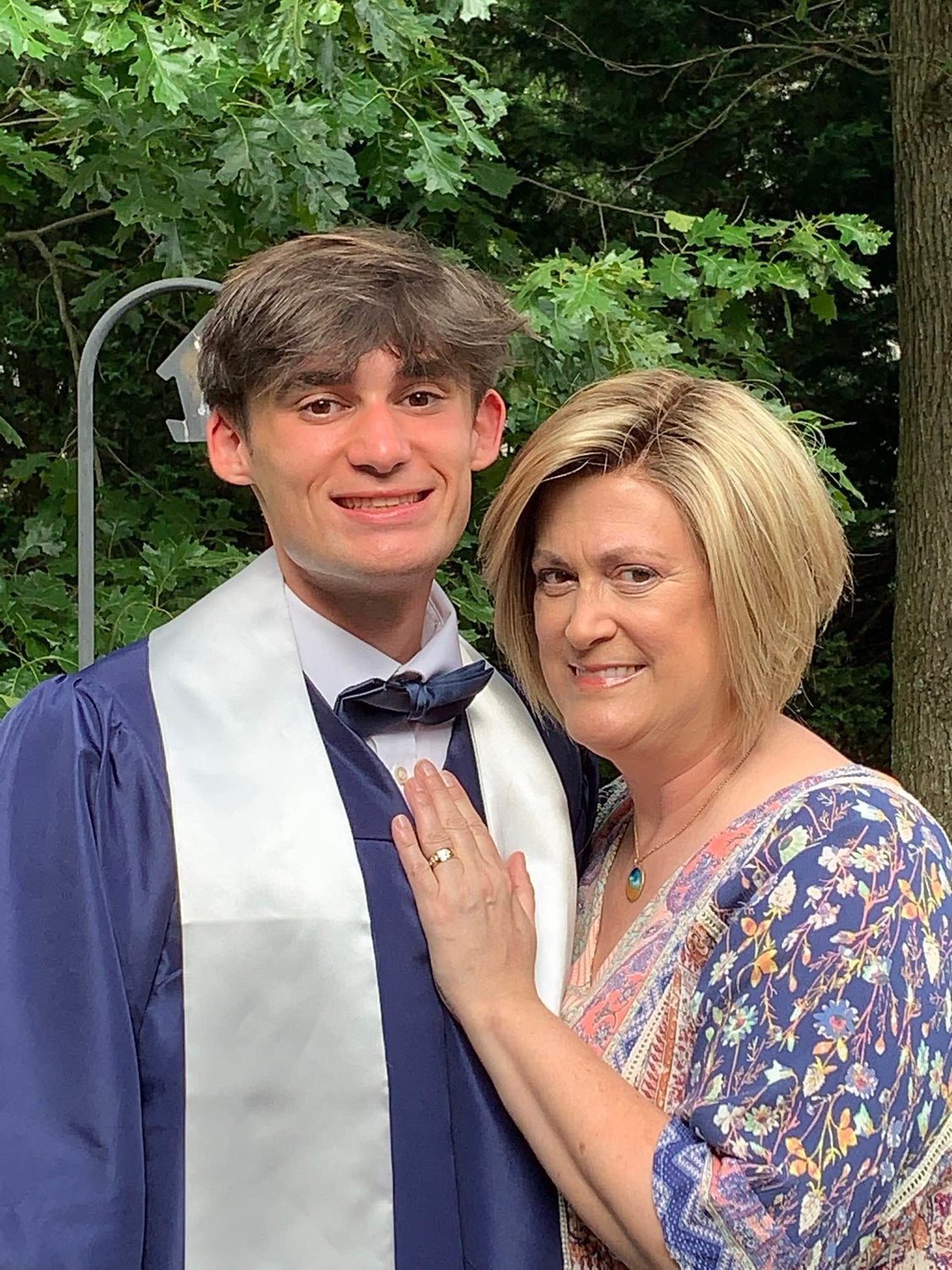 Ryan Sullivan graduated from Severna Park High School in 2021. His mom, a psychiatric nurse practitioner, was among the family members in attendance.