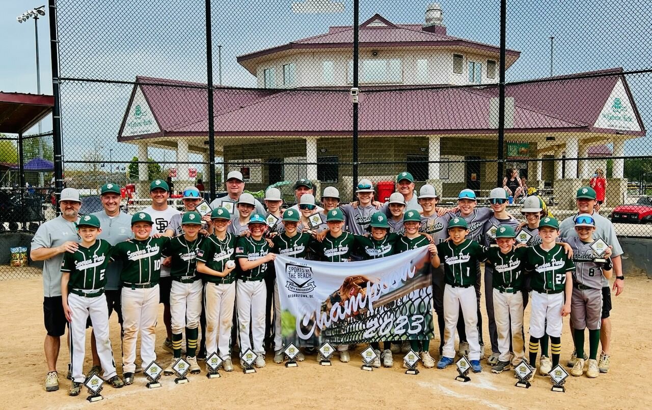 The 11U and 13U Green Hornets won their respective divisions during The 42 Rundown baseball tournament from April 15-16 in Georgetown, Delaware.