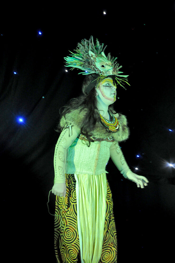 Taylor Gruman performed as Mufasa during Oak Hill Elementary School’s production of “The Lion King JR.”
