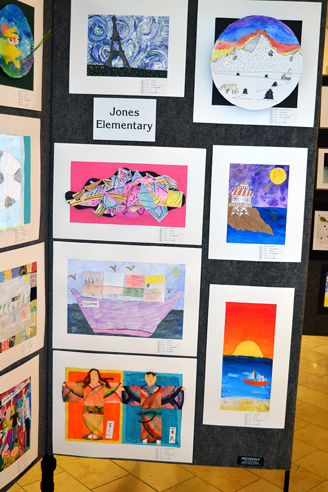 Student artwork from every public school in Anne Arundel County is on display through May 8 at Westfield Annapolis.
