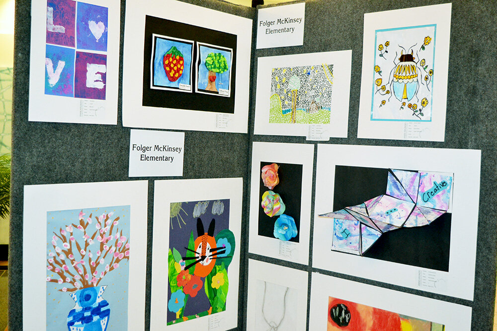 Student artwork from every public school in Anne Arundel County is on display through May 8 at Westfield Annapolis.