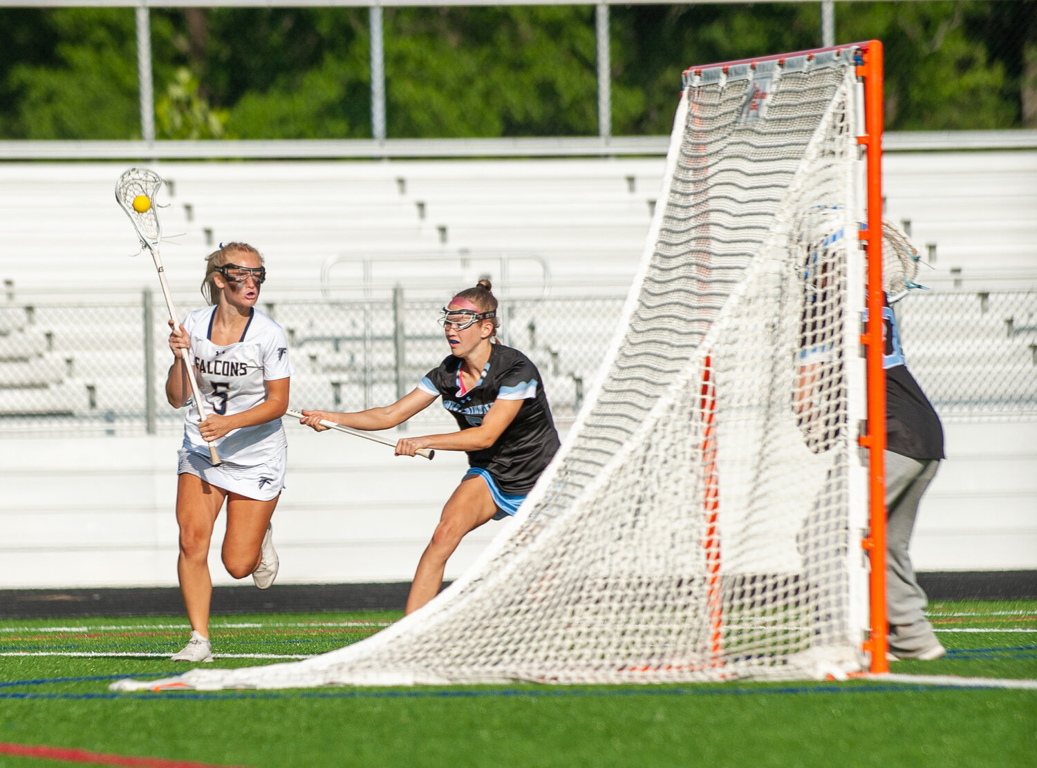 Charlotte Diez scored four times, including the last three in the final 30 seconds of regulation and overtime during the state semifinal against Westminster.