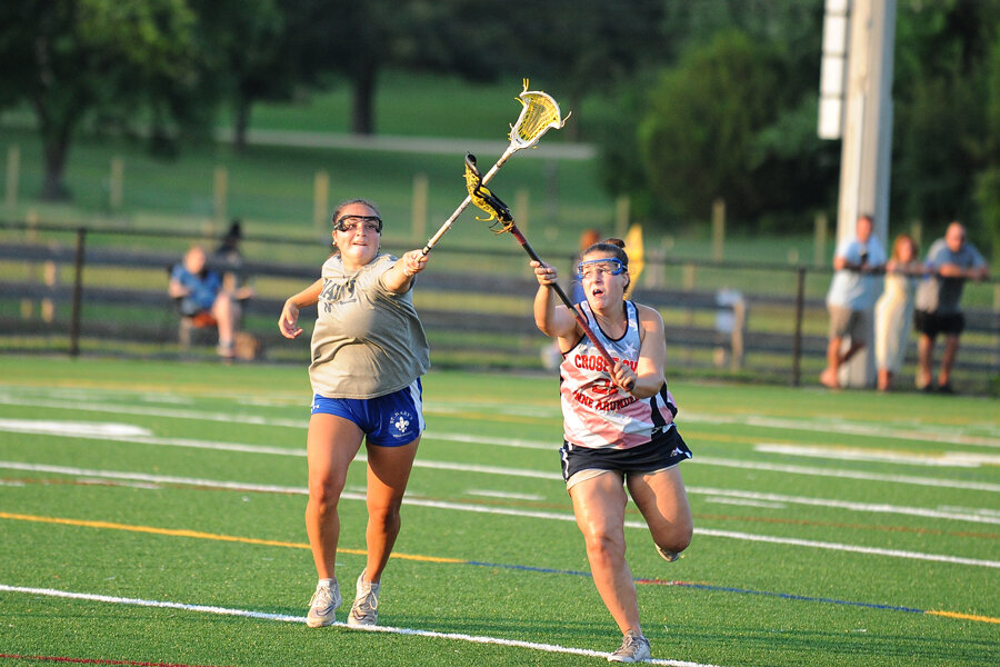 Continuing a program tradition, Anne Arundel County Cross Over alumni came to Kinder Farm Park in July to compete against current players to prepare them for their England trip.