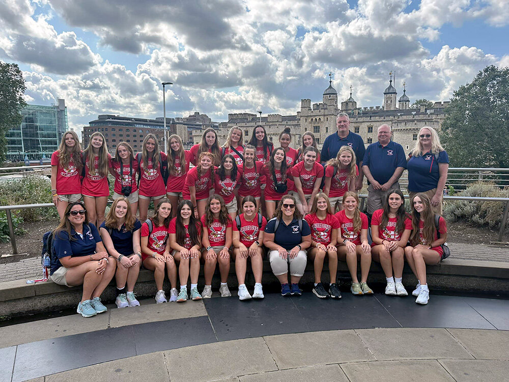 The Anne Arundel County Crosse Over girls lacrosse program paired players with the Metros lacrosse club in Stockport, England, this summer.