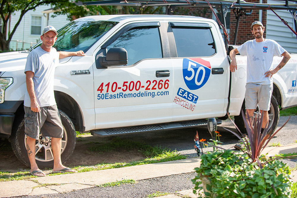 At 50 East Remodeling, owner Stephen Wheatley (left) and operations manager Daniel Stefany take pride in doing their best work for every homeowner.
