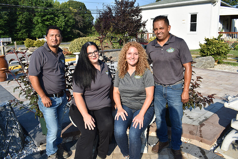 Elizabeth Elliott and her landscape team of Josue Chacon, Candice Pung and Julio Tejada handle every step of transforming an outdoor space.