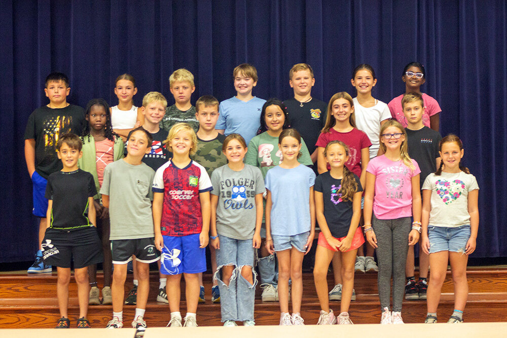 Mrs. Lepovsky’s fifth-grade class at Folger McKinsey Elementary shared their old fears.